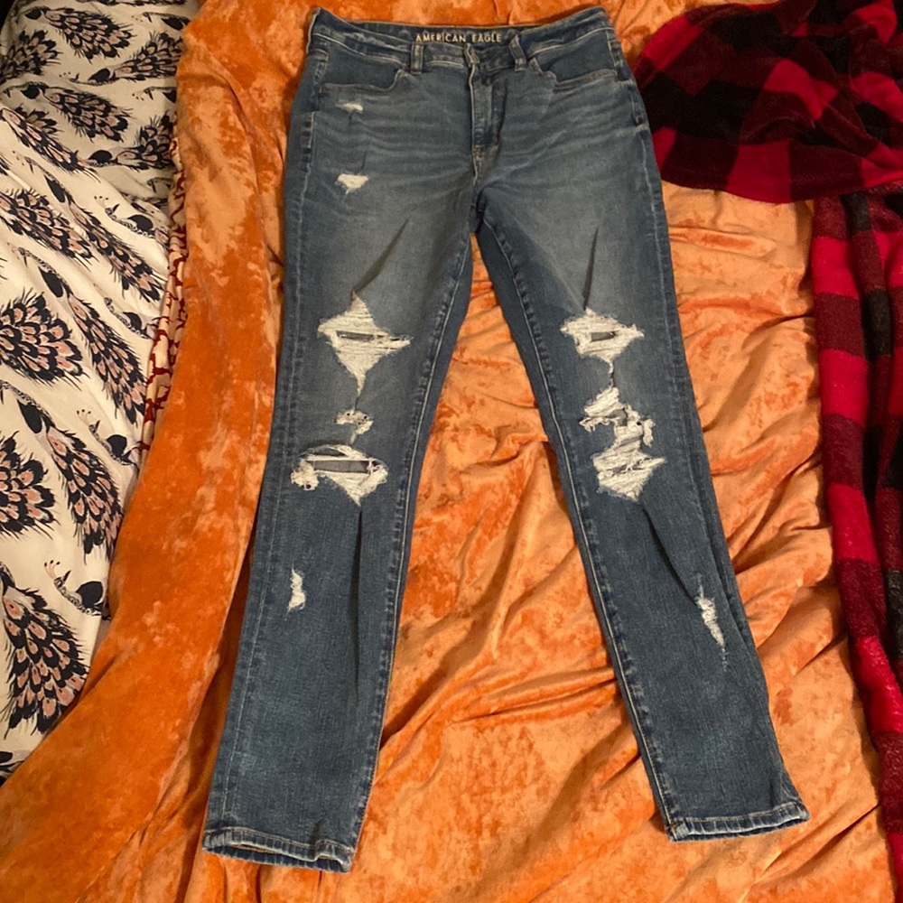 American Eagle Super Hi-Rise Jegging Size 10 Regular